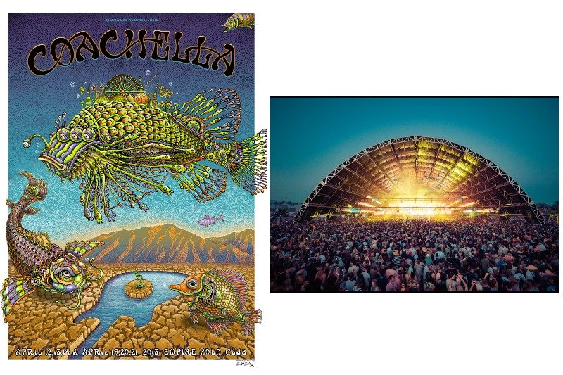 Coachella NFTs from its Desert Reflections and Sight and Sounds Collections.