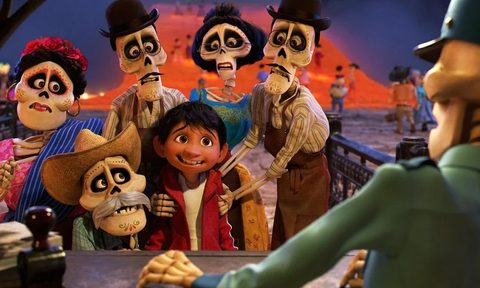 The cast of Coco