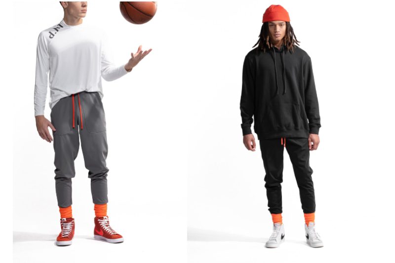 d.RT's joggers and Holla Back hoodie.