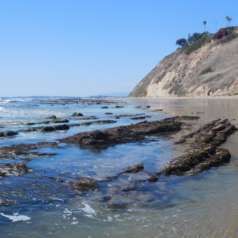 The tide pools at Arroyo Burro County Beach, Santa Barbara, California.