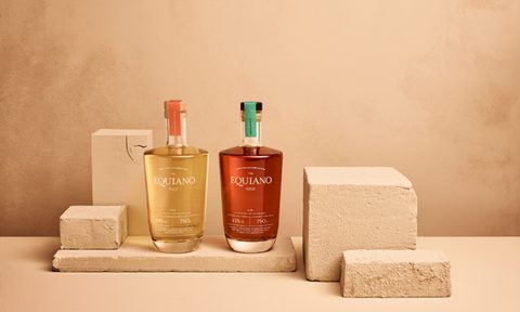 Equiano Rum bottles.