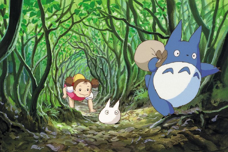 Film still from "My Neighbor Totoro." Hayao Miyazaki, Studio Ghibli. 1988.