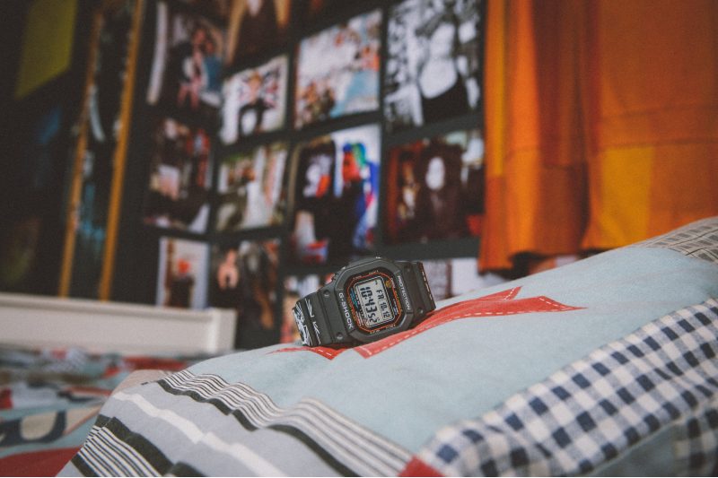 The G-Shock GW-M5610U-1ER and imagery from the early 1980s British punk era.