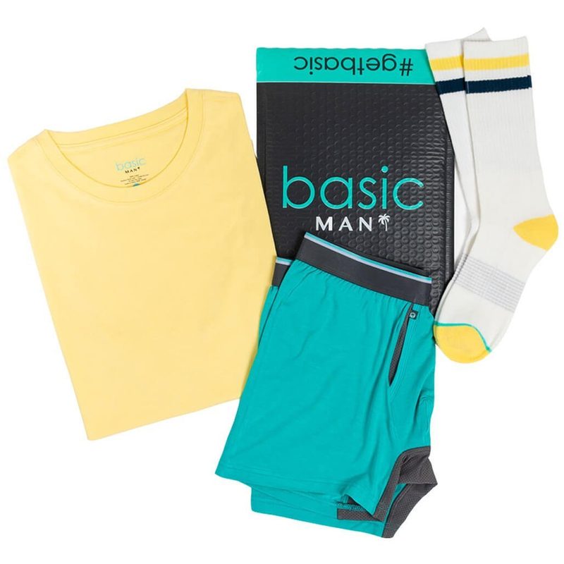 Get Basic shirt, socks, and underwear