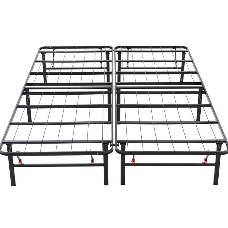 Layla's Metal Platform Base with a black finish.