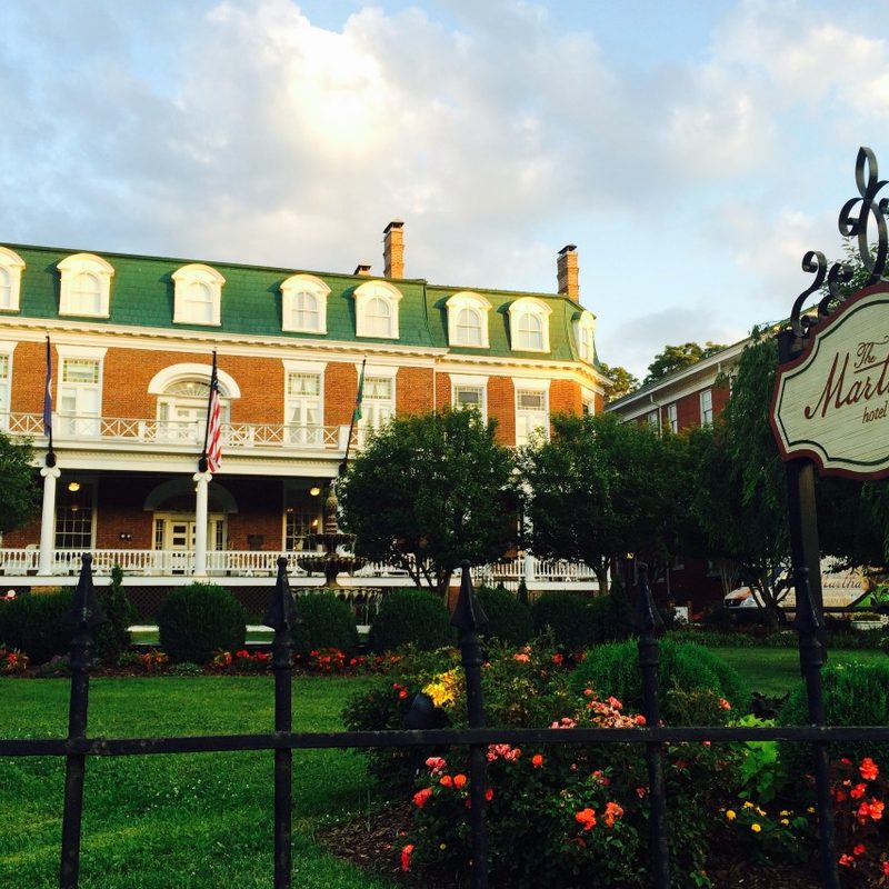 Martha Washington Inn Grounds.
