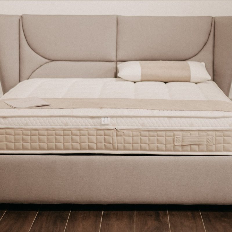 Here are a memory foam mattress and a memory foam pillow.