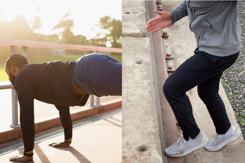 Myles Momentum Shorts and Track Pants.