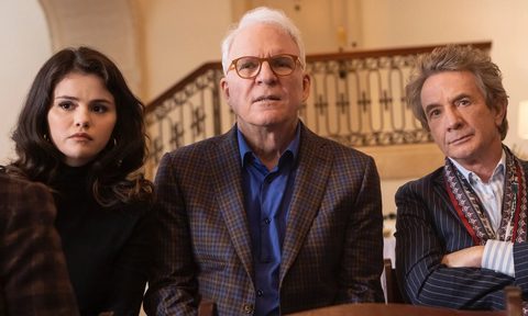 Steve Martin, Martin Short and Selena Gomez in Only Murders in the Building