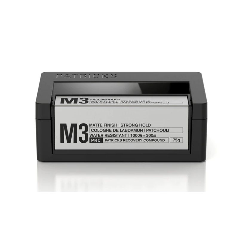 Patricks M3 Matte Finish, Strong Hold Pomade