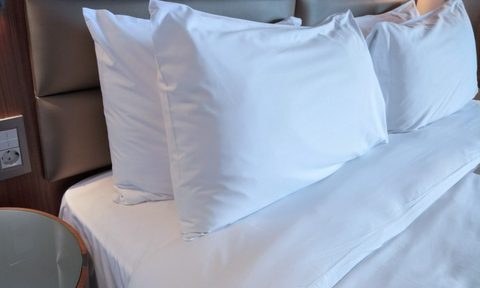 Hotel room pillows