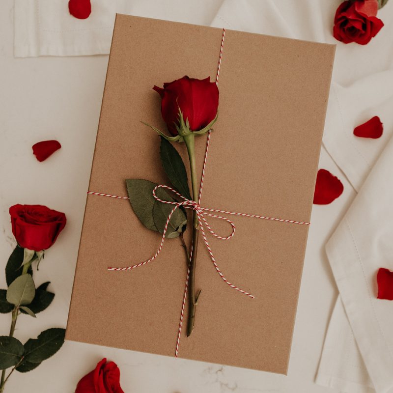 Roses and Package