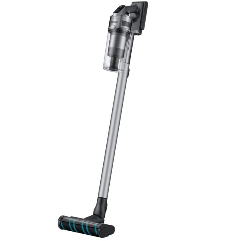 The Samsung Jet 75 cordless stick vacuum on a white background.
