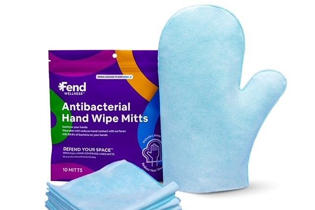 Fend Wellness Sanitizing Hand Wipe Mitt