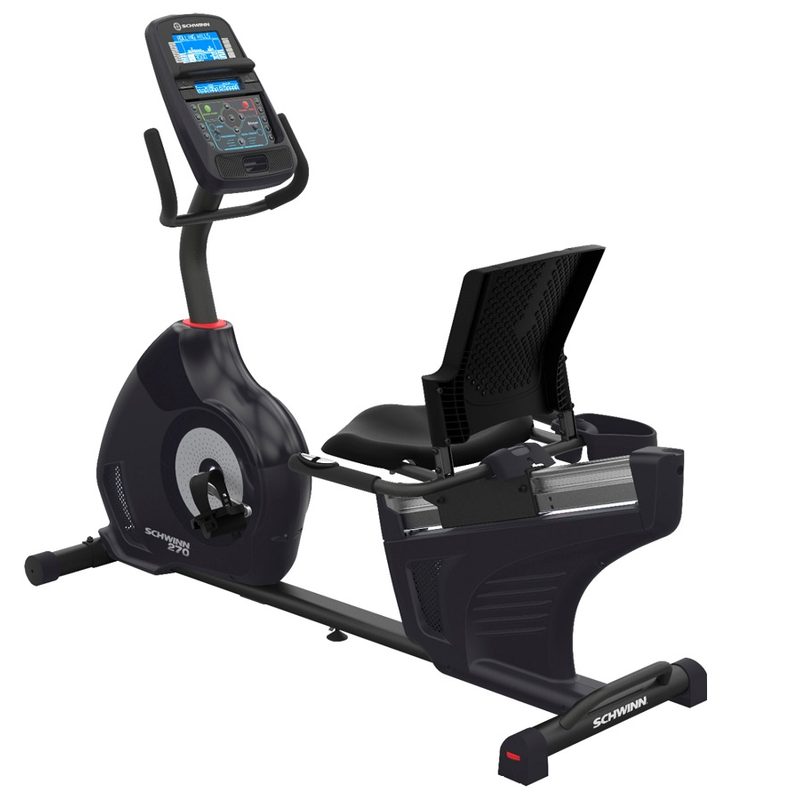 The Schwinn 270 Recumbent Exercise Bike on a white background.