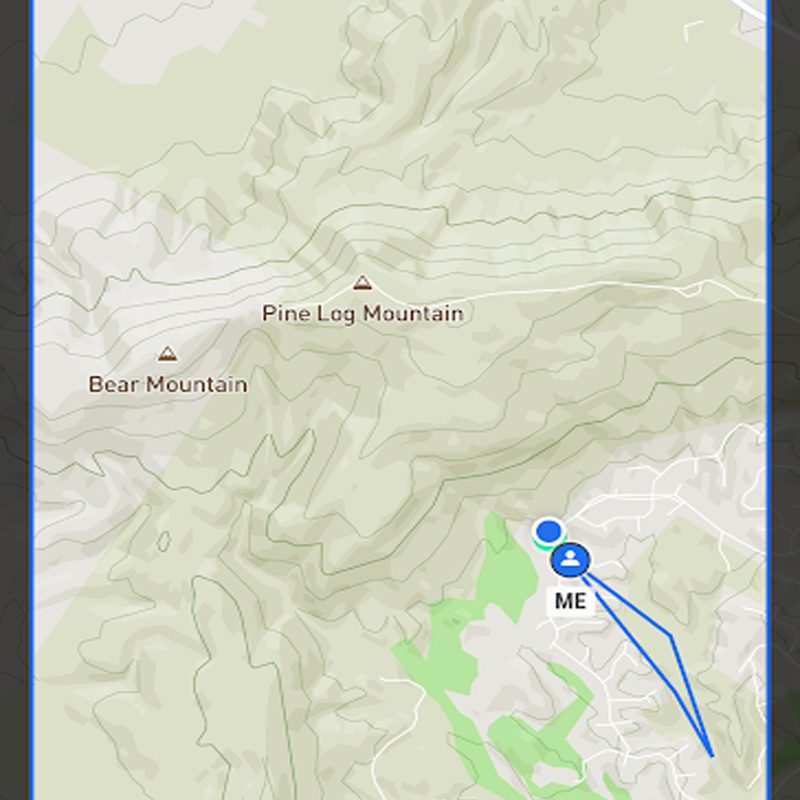 A screenshot of a section of a map available for download.