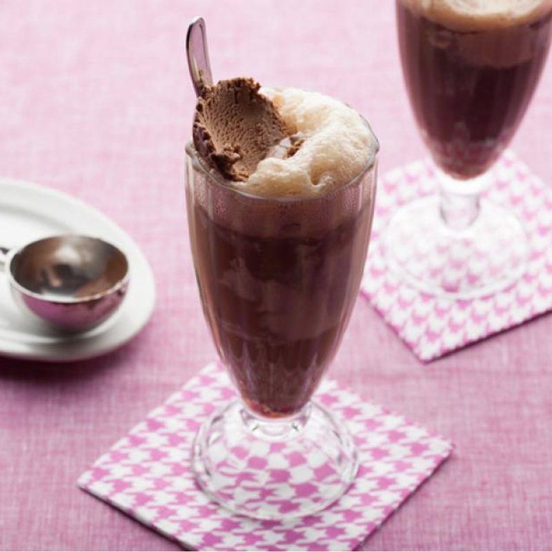 Affogato Stout in a tall glass.