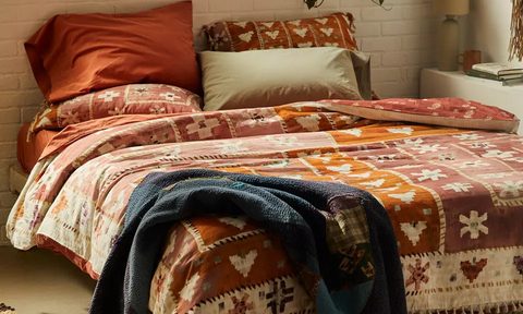 The Trindra bedding set from the Urban Outfitters Spring 2022 Bedding Shop.