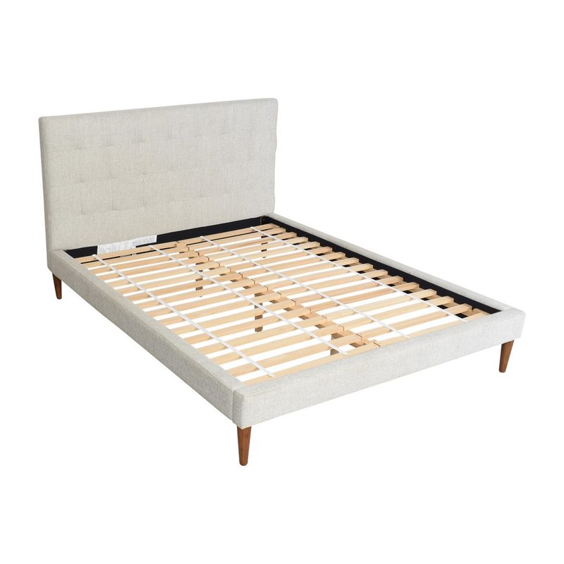 The West Elm Emmett Bed Frame over a white background.