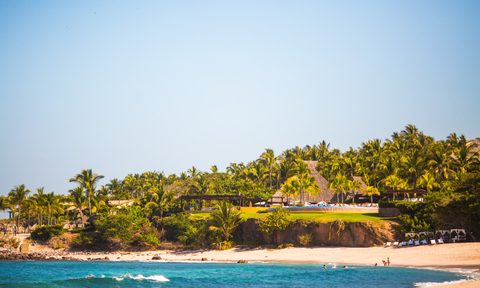 The beach at Punta de Mita, Nayarit, Mexico.