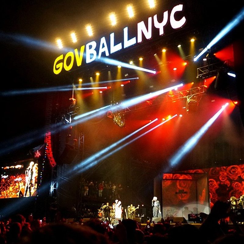 Outkast live at the Governors Ball in 2014.