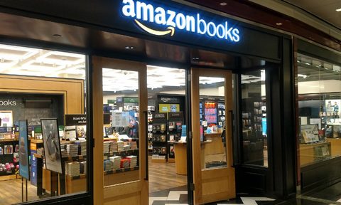 An Amazon Books store.