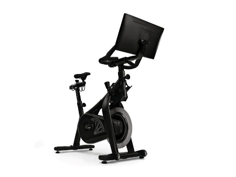 SoulCycle and Equinox's at-home bike at a slightly different angle.