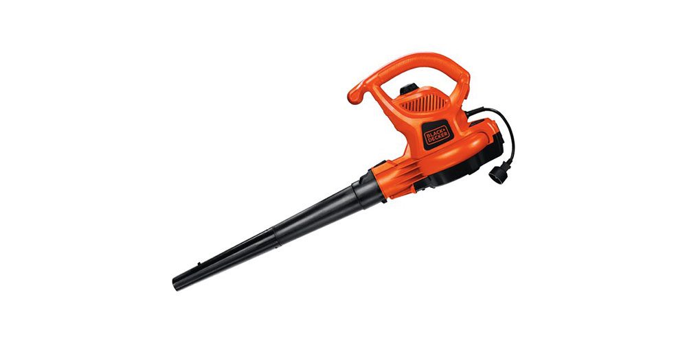 Black & Decker Blower at a side angle on a white background.