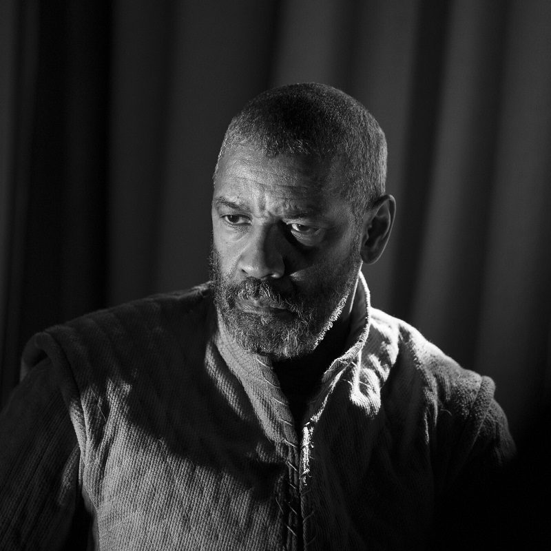 Denzel Washington in a scene in The Tragedy of Macbeth.