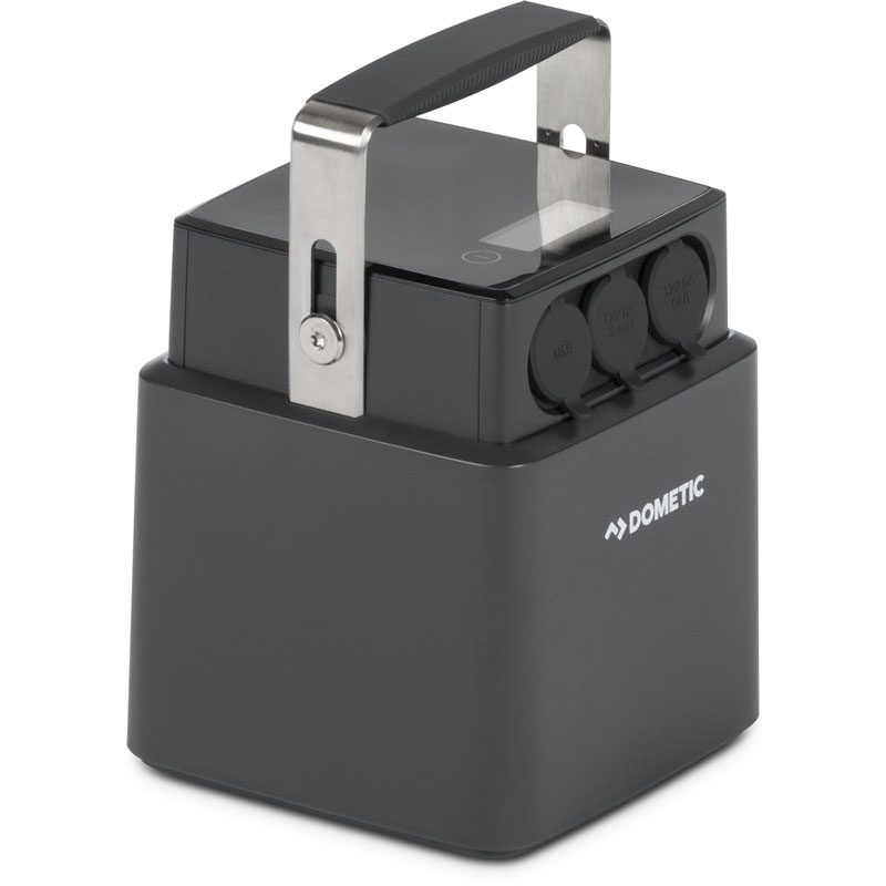 A Dometic PLB40 Portable Lithium Battery on white background.