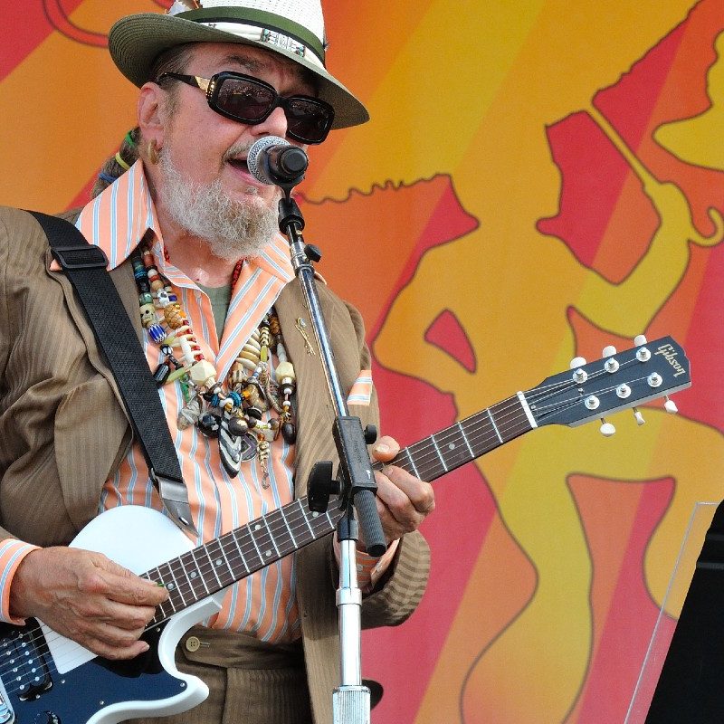The late, great New Orleans native Dr. John performing at the New Orleans Jazz Fest & Heritage Festival in 2012.