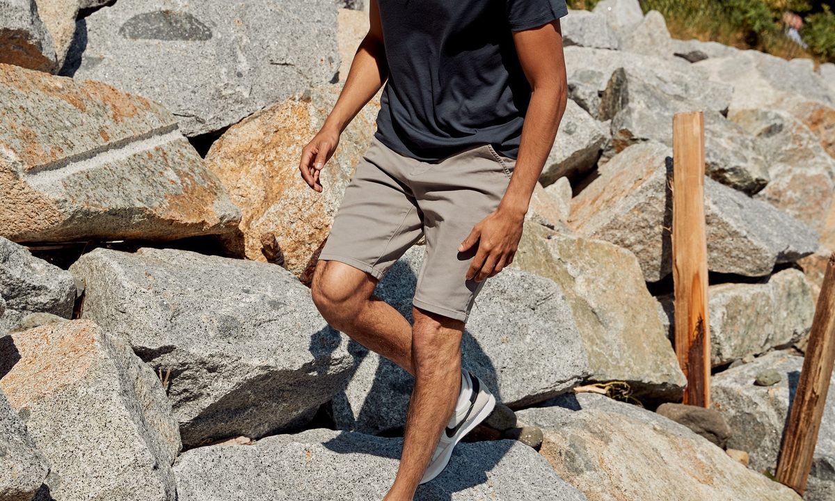DUER shorts for hot weather adventuring.