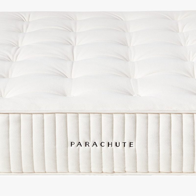 A close-up of the Parachute Eco Comfort mattress.