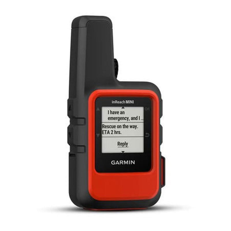 A Garmin inReach Mini displayed on white background.