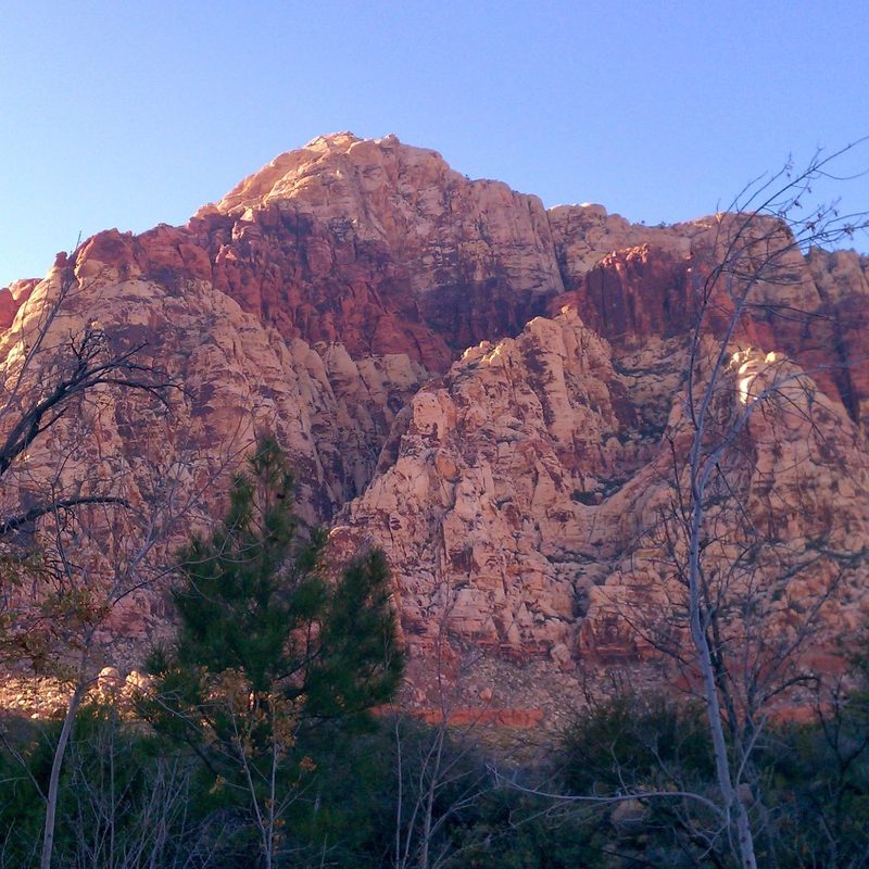 A view of Red Rock Canyon near Las Vegas, Nevada