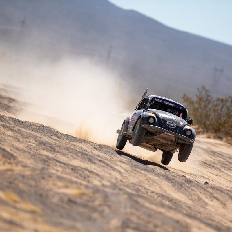 MInt 400 class 11 race car in the desert.