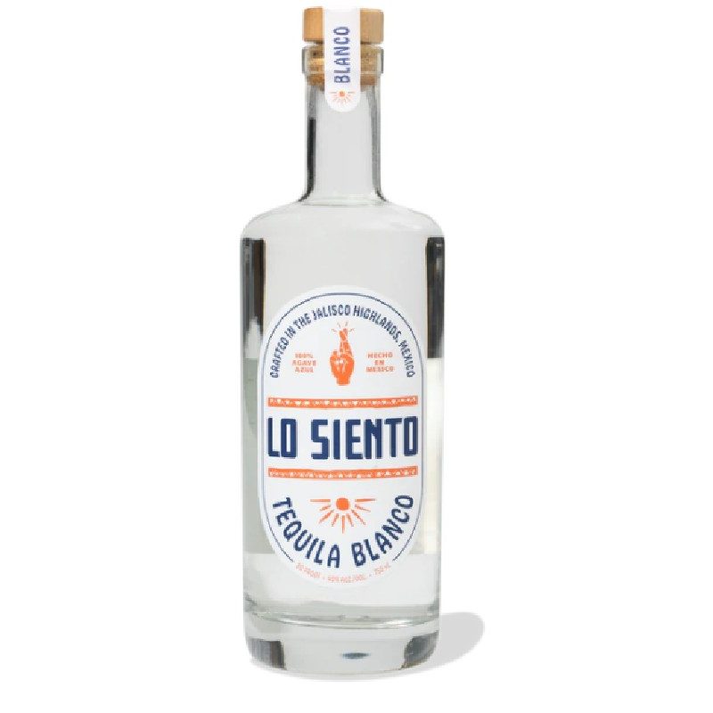 A bottle of Lo Siento tequila.