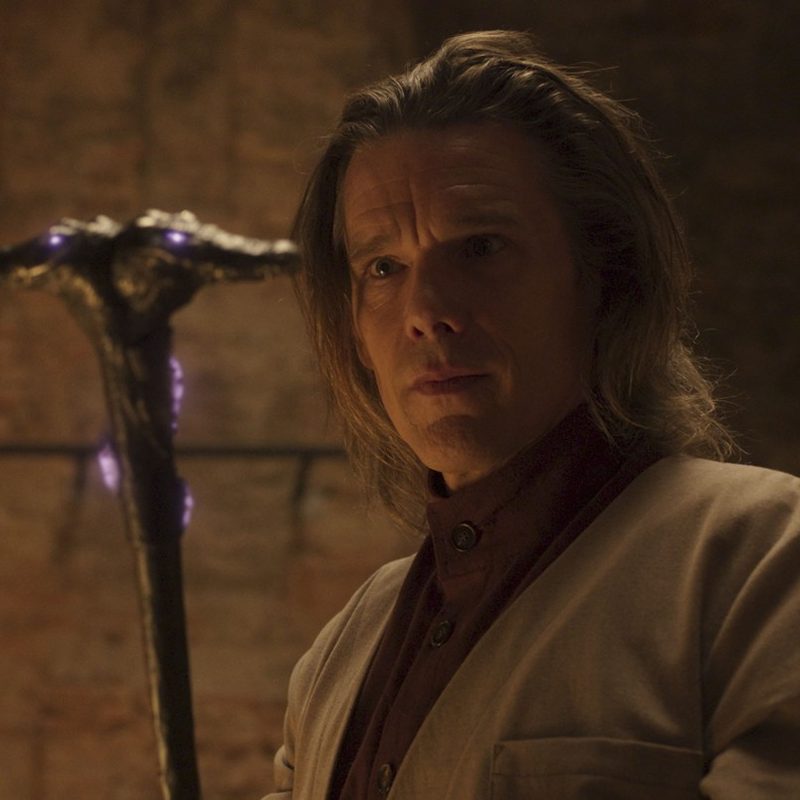 Ethan Hawke portrays Dr. Harrow in the series Moon Knight.