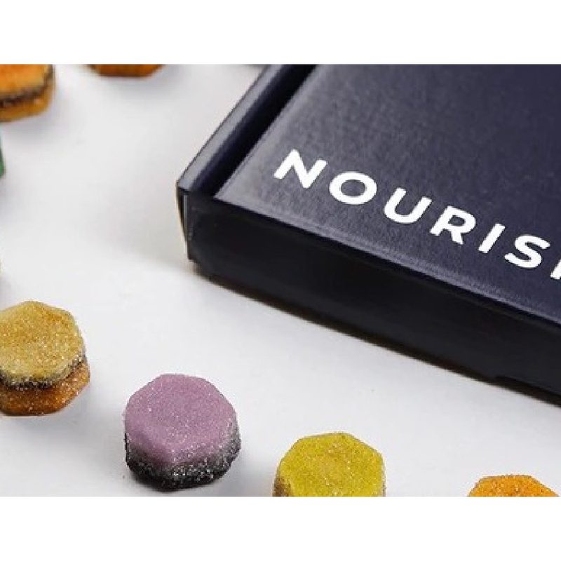 Nourished custom gummy vitamins.