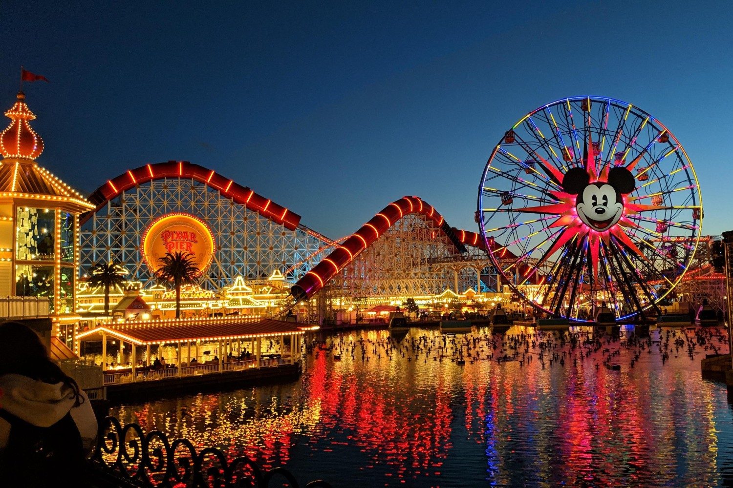 The Pixar Pier at Disney California Adventure in the Disneyland Resort.