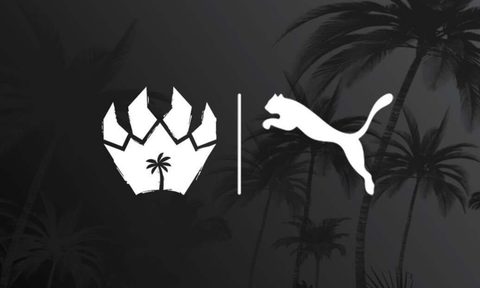 An image from a March 1 tweet from Lazy Lions announcing its partnership with Puma.
