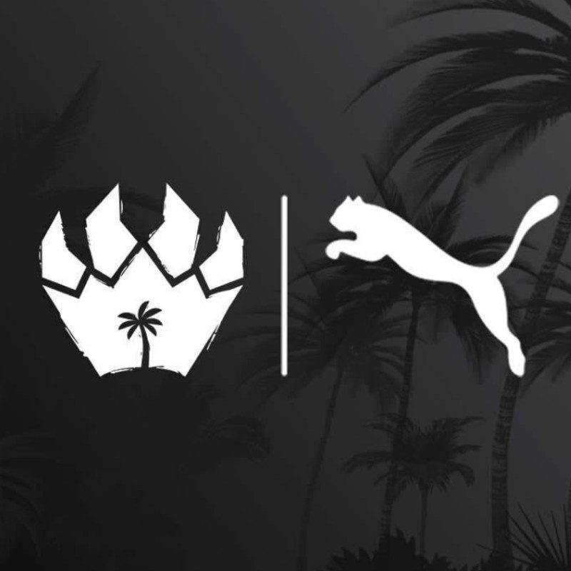 An image from a March 1 tweet from Lazy Lions announcing its partnership with Puma.