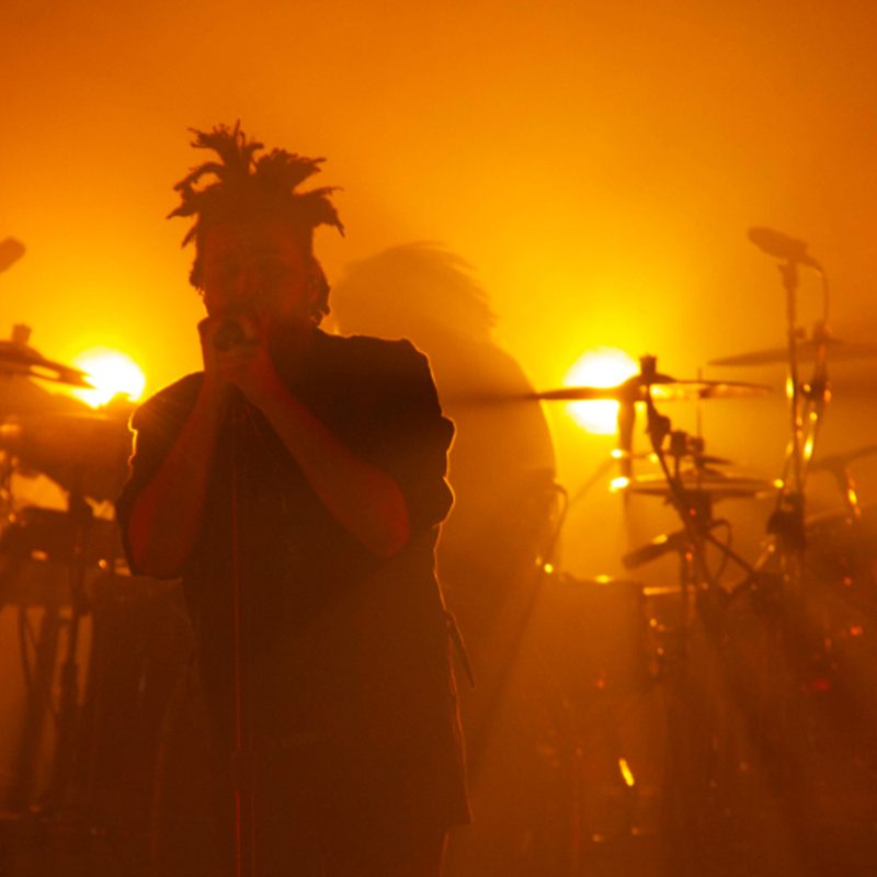 The Weeknd performing at Massey Hall in October 2013.