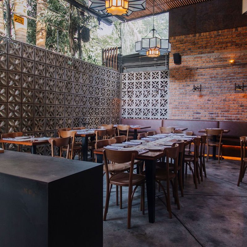 Interior of Ocio in Medellín, Columbia