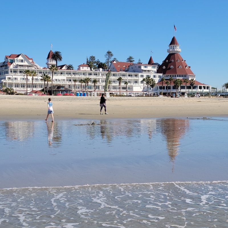 The Hotel del Coronado in Coronado, California.