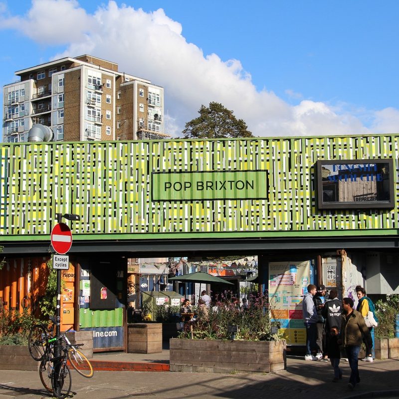 The Pop Brixton office and retail complex in South London.