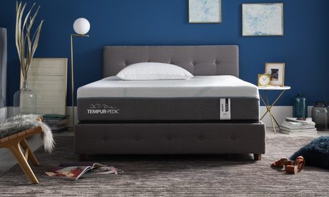 The Tempur-Pedic Tempur-Adapt mattress in a bedroom.