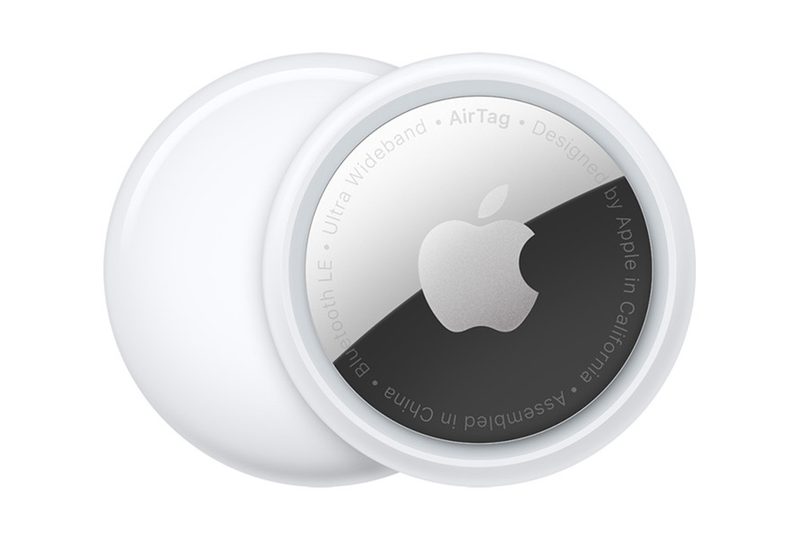 A look at both sides of the Apple AirTag.