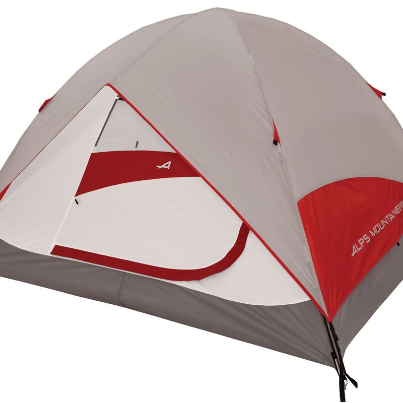 ALPS Mountaineering Meramac 4 tent with rainfly against a white background