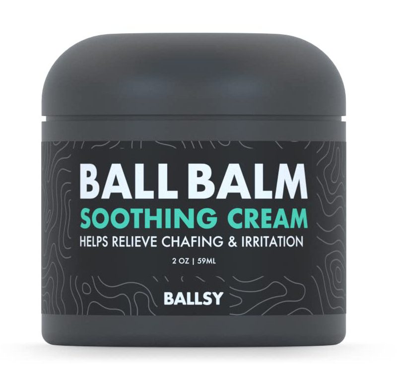 Ballsy Ball Balm container. 